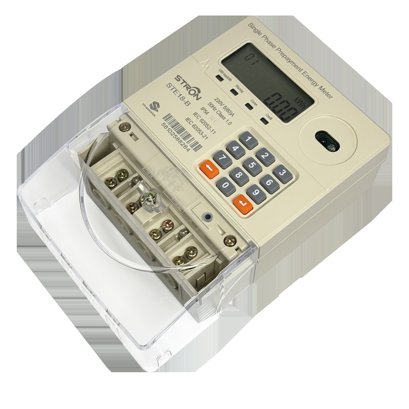 2025 Jenis Baru STS Single Phase Dengan Smart Prepaid Meter Keypad