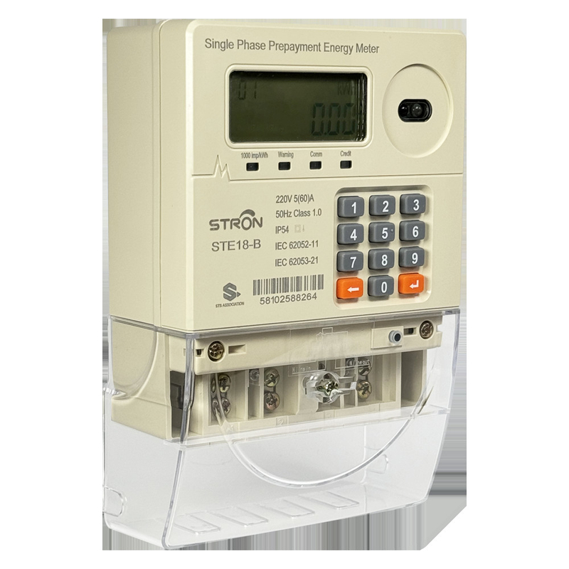 2025 Jenis Baru STS Single Phase Dengan Smart Prepaid Meter Keypad
