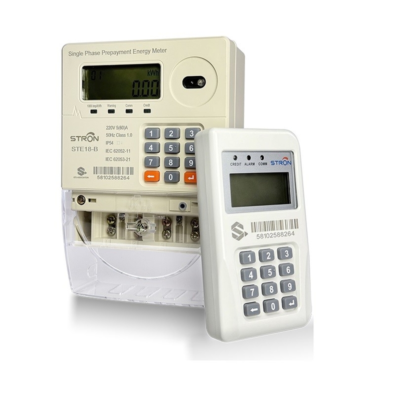 Meter Listrik Prabayar Fase Tunggal Dengan Tipe Keypad yang Memenuhi Standar CIU STS