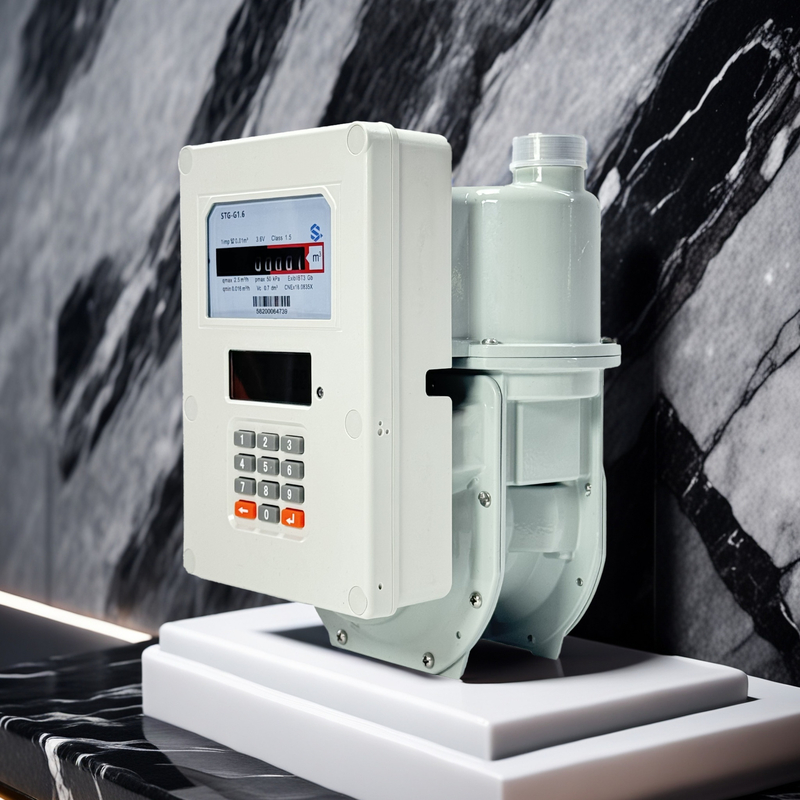 G1.6/G2.5/G4 LORA Komunikasi LPG Domestik STS Smart Electronic Prepaid Gas Meter