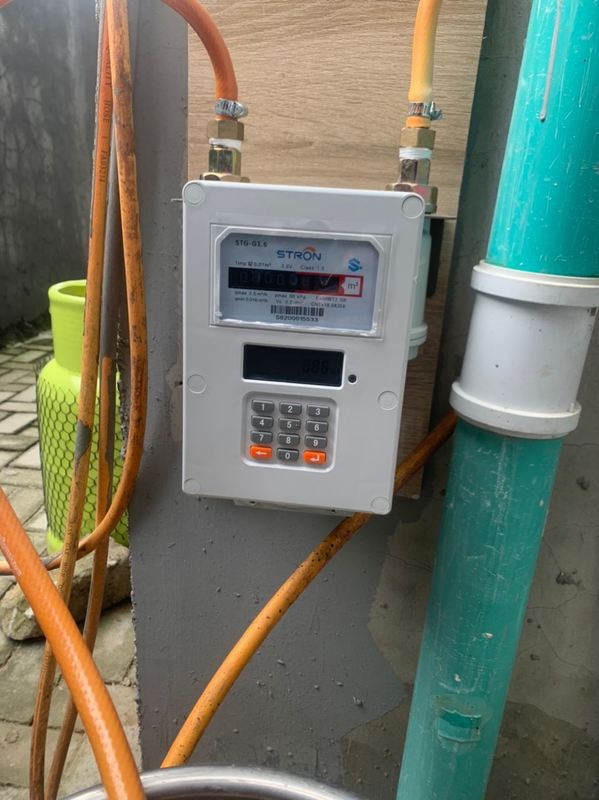 Pengukur Gas Cerdas Tingkat 1,5 Presisi Tinggi dengan Remote Control dan Automatic Valve Control