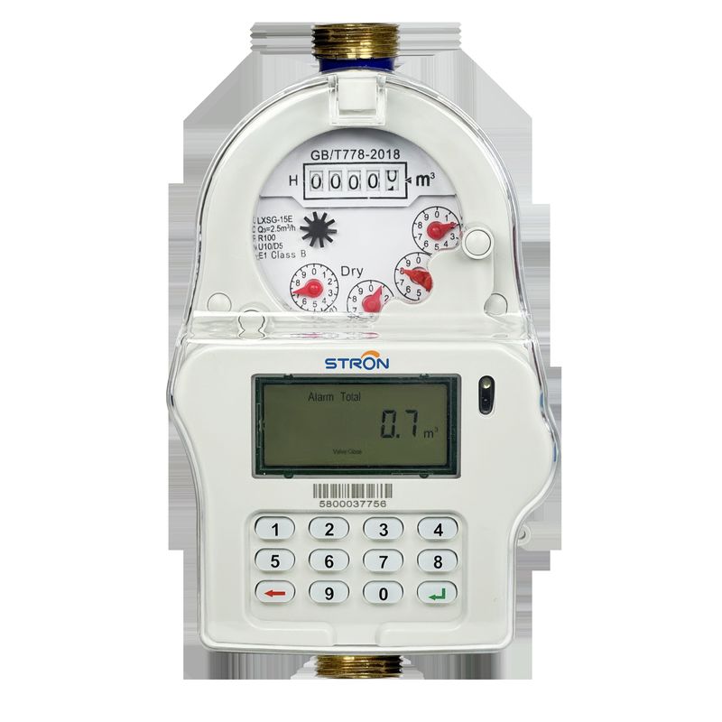 Klep-dikendalikan Wireless Remote Reading Smart Meter Air Personalisasi untuk ODM OEM dan Anti-tamper Keuntungan