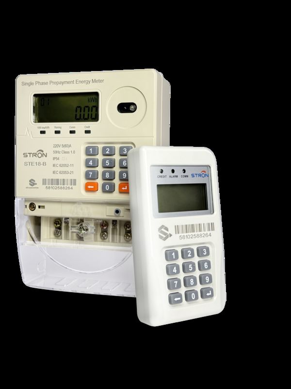 Meter Listrik Smart Prabayar Siap Pembayaran Ponsel dengan Data Logging 10 Tahun & Tamper Auto Cutoff