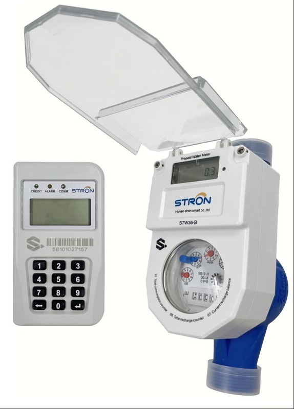 STS Smart Prepaid Water Meter with STW36-B Material 0-99999 Measurement Range and 16MPA Water Pressure