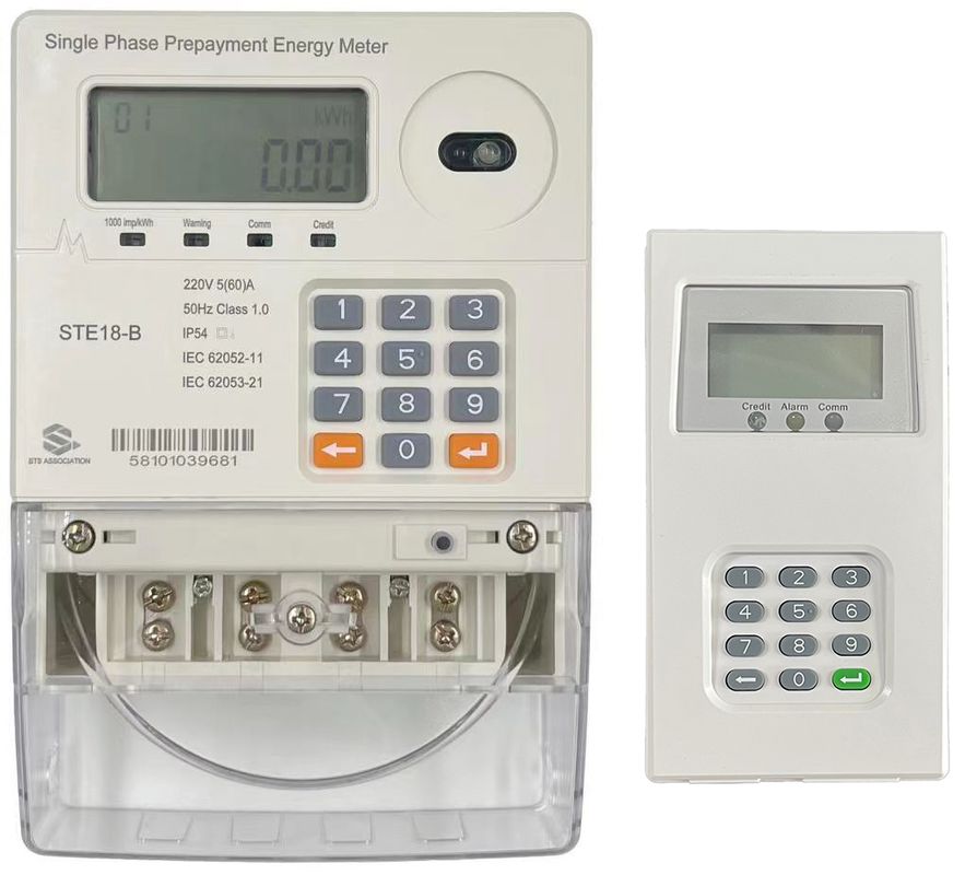 Smart Prepaid Electricity Meter Single Phase dengan Stronpay Vending Software yang menyediakan data prabayar dan konsumsi listrik
