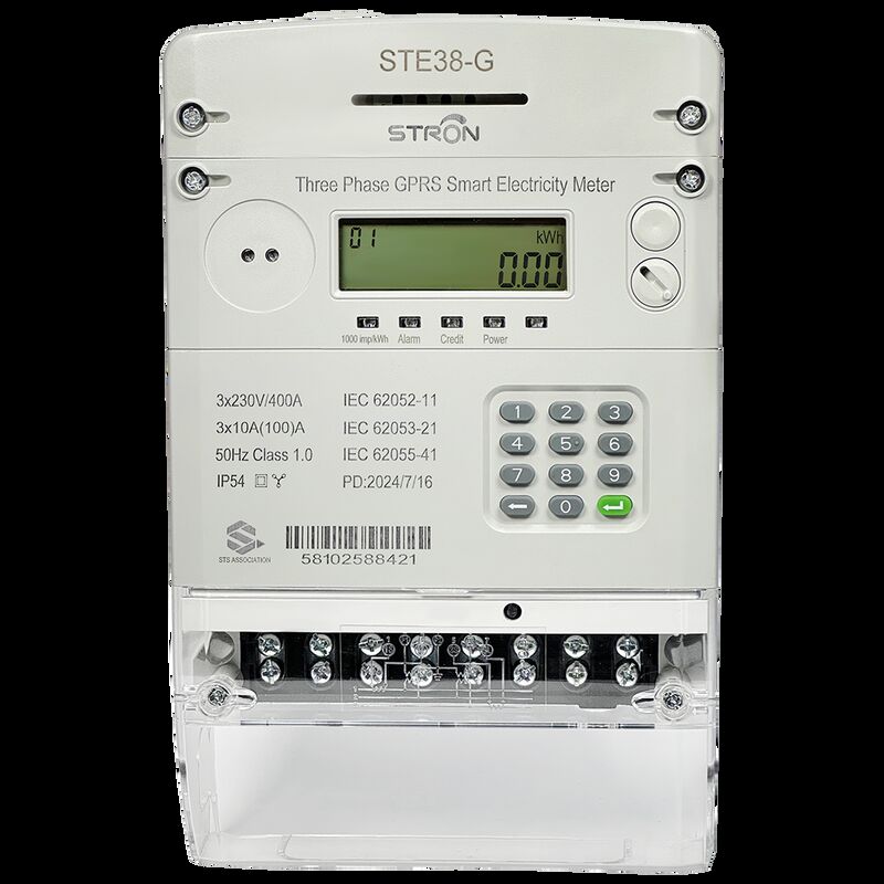Smart STS Tiga Fase Meter Energi Prabayar 4G WiFi LoRaWAN 230V Electric Electronic Meter