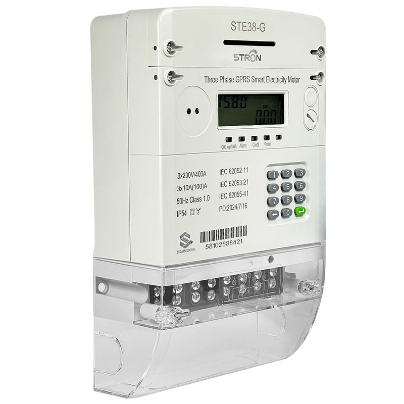 Tiga Fase Smart Prepaid Electricity Meter Menggunakan Keypad Input Way dan Prepaid Token Type Mendukung Proses Penagihan Utilitas
