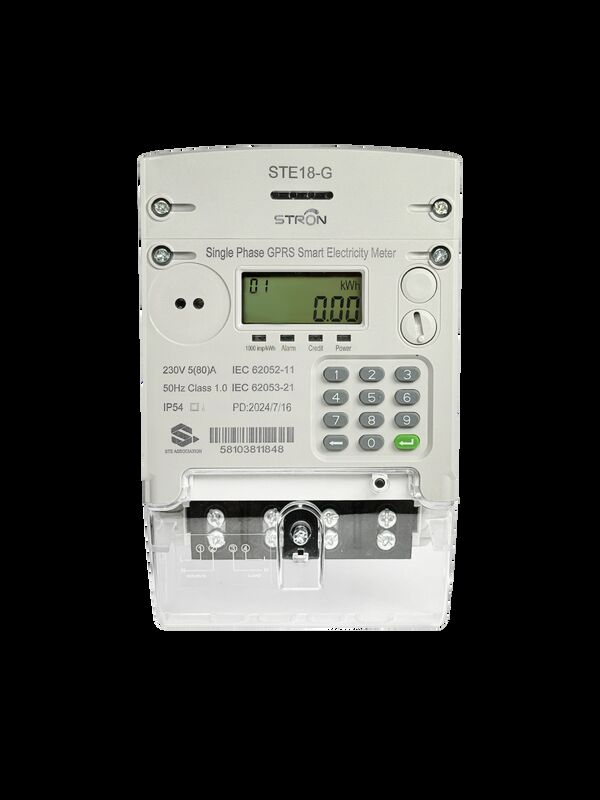 STS Prepaid Keypad Single Phase Upper Plug-in Smart GPRS Electricity Meter ((Modul 2G/4G)
