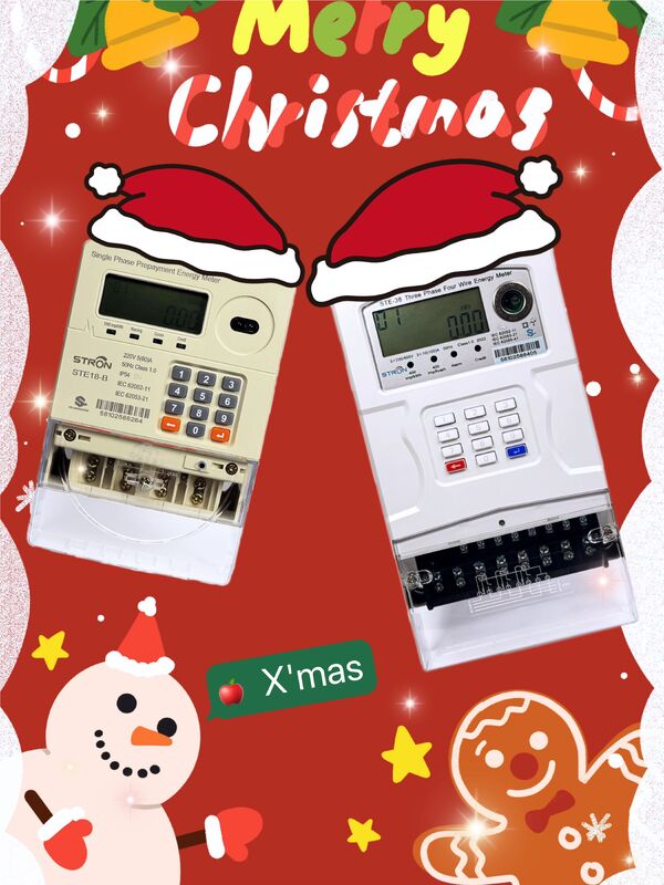 WiFi STS Standar AMI Smart Meter Tiga Fase dengan Solusi Integrasi Opsi Pembayaran Alipay