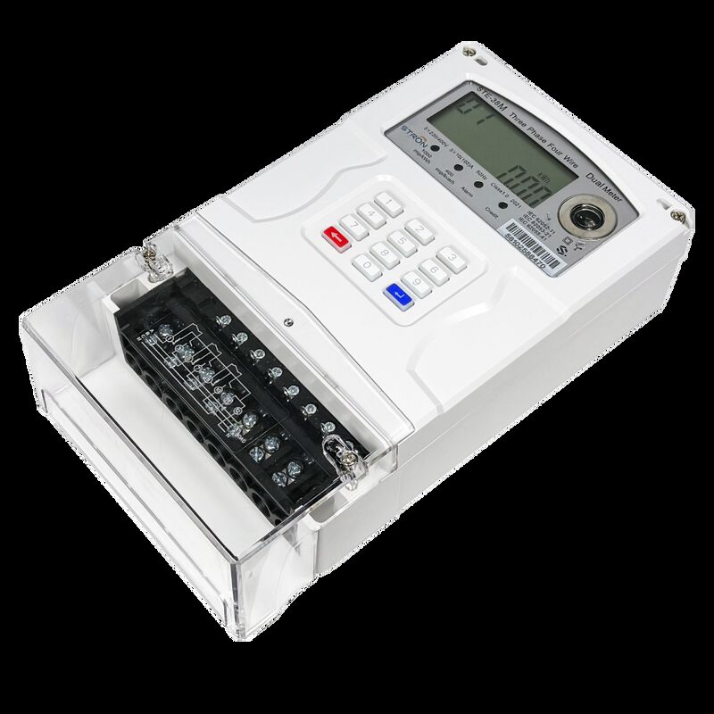 STS Prepaid Dual Source Three-Phase Power Meter - Event Log & Real-Time Clock & Perlindungan Tegangan Rendah
