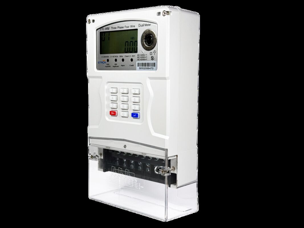 STS Prepaid Dual Source Three-Phase Power Meter - Event Log & Real-Time Clock & Perlindungan Tegangan Rendah