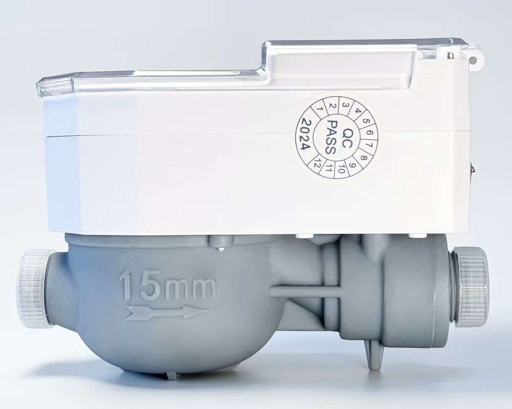 STS Standard Smart Water Meter menawarkan rentang pengukuran 0 sampai 999999 liter dan pemantauan suhu air dari 0,1 sampai 90 derajat Celcius