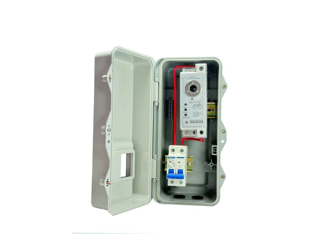 IP54 DIN rail single-phase prepaid meter yang mendukung PLC, LoRa, RF dan protokol dua kabelKelas 1 Kelas Keakuratan Dioptimalkan untuk dan Kalibrasi Meter Listrik