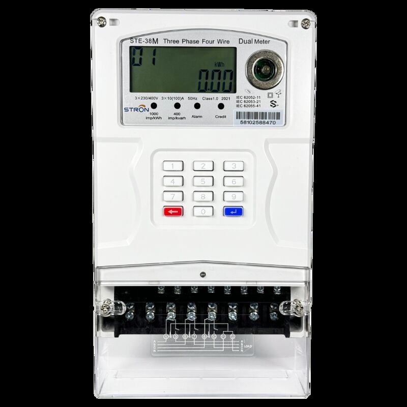 Dual Source Tiga-fase Electricity Meter secara otomatis beralih pengukuran antara Grid dan generator sumber