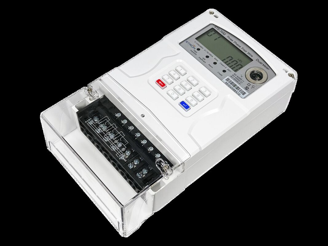 STS Smart Prepaid Electricity Meter dengan tegangan baterai 3.3V dan arus tidur 0,5mA yang memastikan operasi jangka panjang dan pengumpulan data