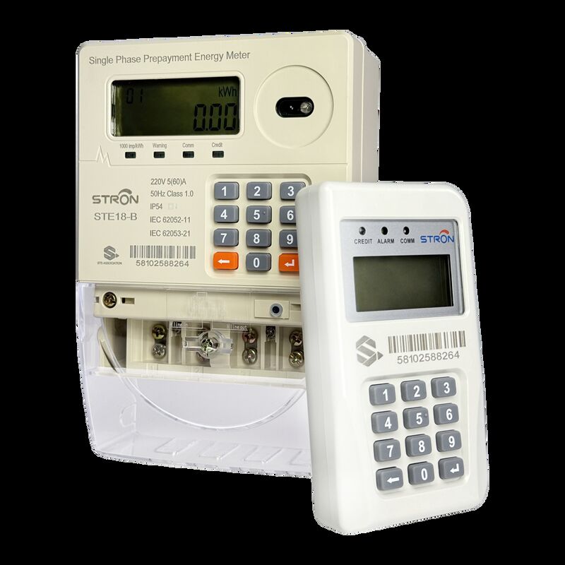 Smart Prepaid Electricity Meter Single Phase STS dengan Customer Interface Unit dan RF Remote Reading untuk Pemantauan Energi