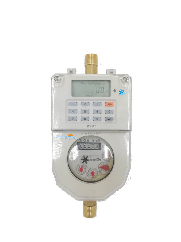 STW36-A DN15 Stron STS Keypad Standar TOKEN Isi Ulang Meteran Air Kuningan Prabayar Hotsale