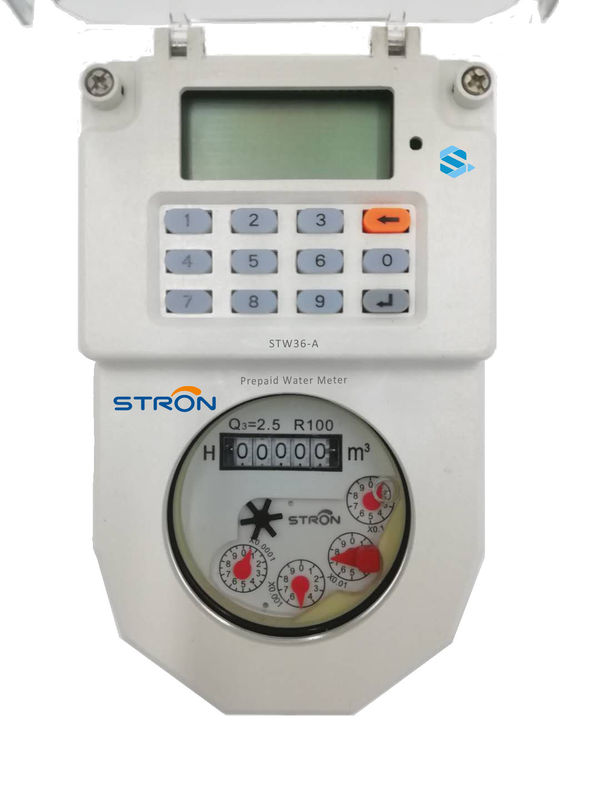 STW36-A DN15 Stron STS Keypad Standar TOKEN Isi Ulang Meteran Air Kuningan Prabayar Hotsale