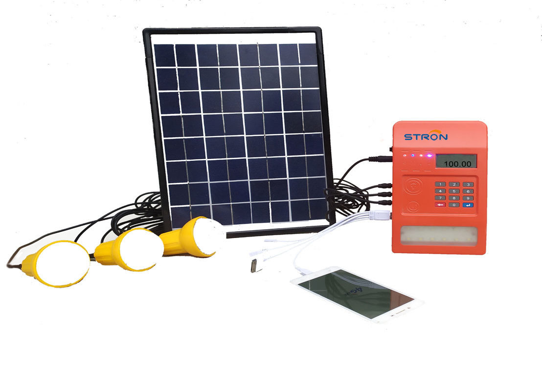 ST388 30W Anti UV Pay As You Go Tata Surya Dengan Baterai Li Ion 2000mAH