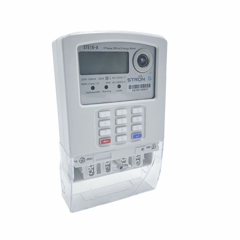 Meteran Listrik Prabayar Satu Fase Keypad Cerdas dengan Sistem AMI dan platform penjual mandiri