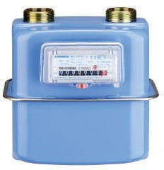 Dua Pipa 0.8L Pengukur Aliran Gas Kompak, Pengukur Gas Diafragma 1.6m3 / Jam