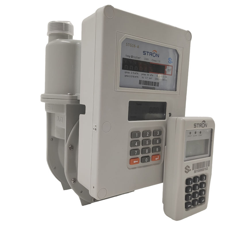 Portable G4 2dm3 Smart Pay As You Go Meter Untuk Pengukuran Konsumsi Gas