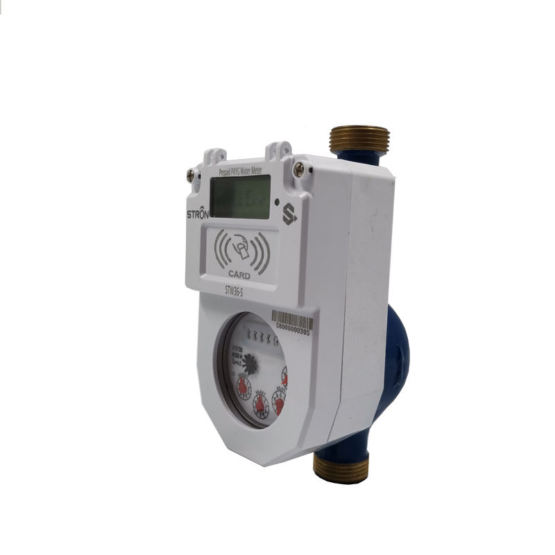 ISO4046 IP68 Pengukur Air Jenis Kering, Pengukur Aliran Air Digital R100