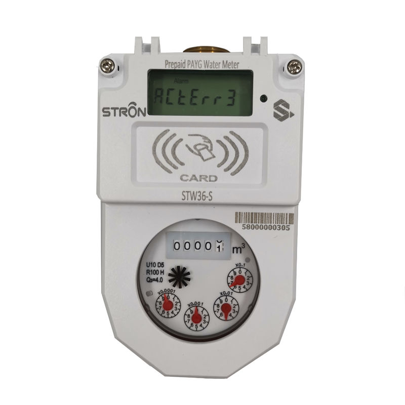 ISO4046 IP68 Pengukur Air Jenis Kering, Pengukur Aliran Air Digital R100