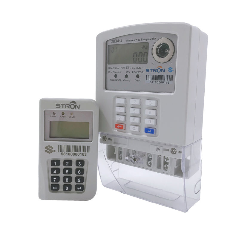 STS Standard Prepaid Split Keypad Single Phase Smart Energy Meter dengan modul LORA-RF