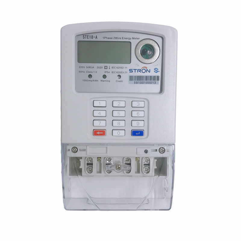 STS Standard Prepaid Split Keypad Single Phase Smart Energy Meter dengan modul LORA-RF