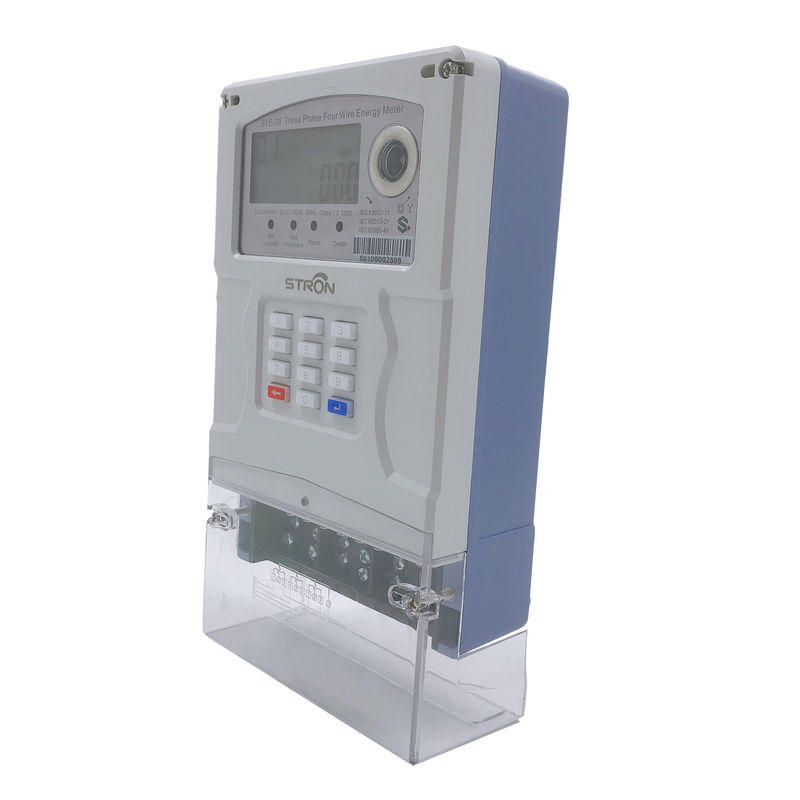 Tiga Fase STS Standard Split Keypad Type Smart Meteran Listrik Terkendali Jarak Jauh Bayar Dengan Ponsel