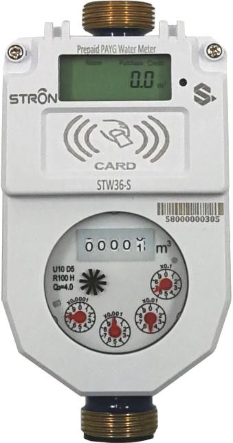Multi Jet 1/2 '' Jenis Kartu IC Meter Air Cerdas Dengan Sertifikasi STS
