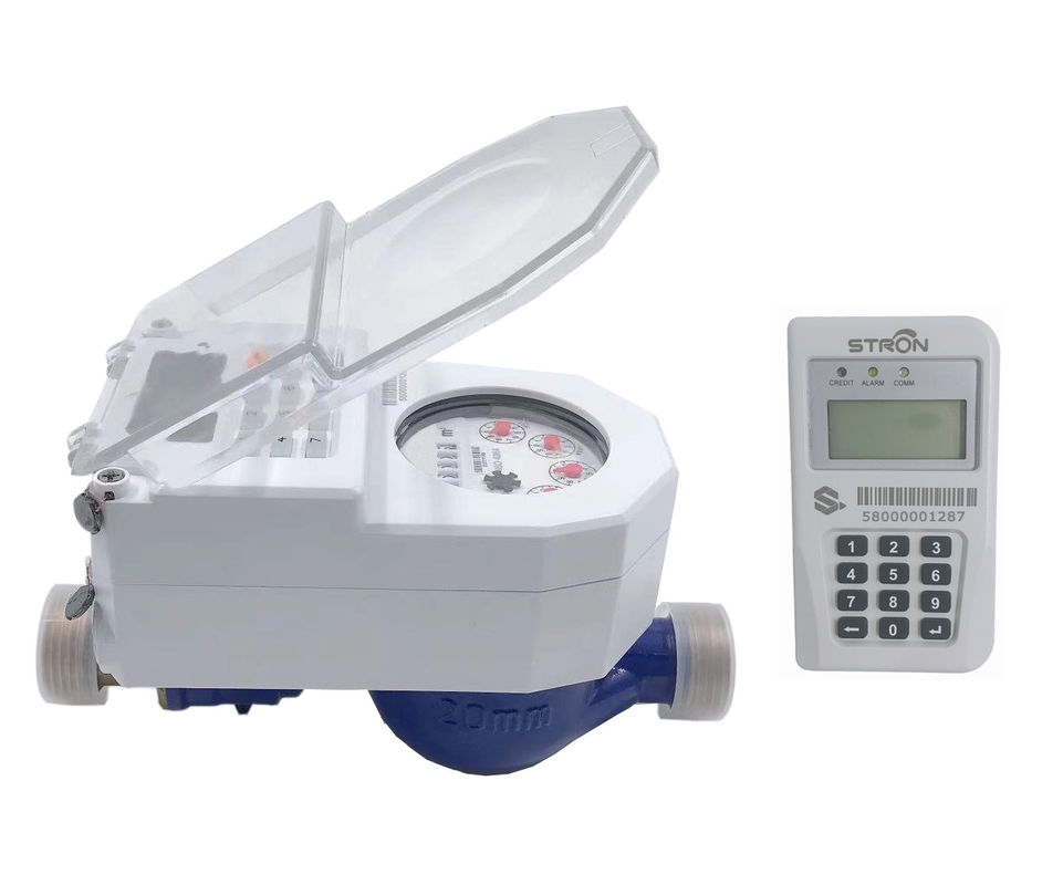 Meteran Air Elektronik Cerdas Prabayar / Pascabayar Dengan Katup Tidak Kembali
