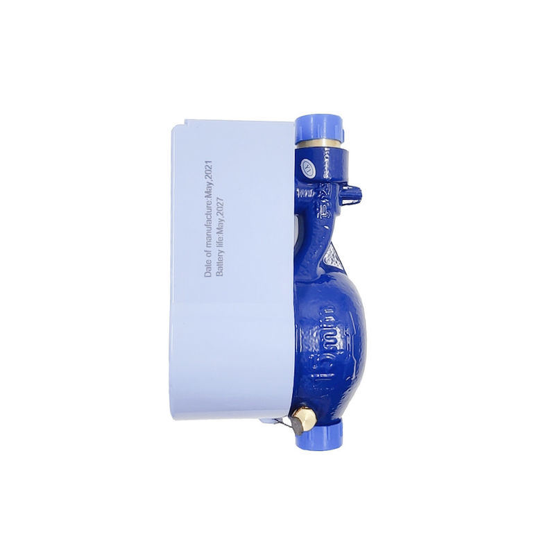 0-999999 Liters Range Measurement Smart Water Meter untuk Real-Time Water Monitoring LoRaWAN Standar Protokol Komunikasi STS