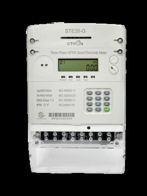 Meter Listrik Prabayar Cerdas Tegangan Nominal 3*230V dengan Kompatibilitas Jaringan 2G dan 4G Pilihan Komunikasi Kabel dan Nirkabel