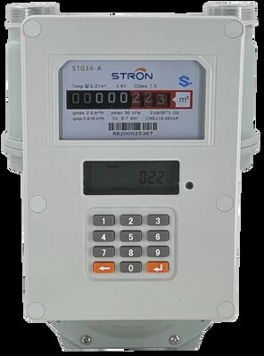 STS Keypad Prepaid Gas Meter dengan IC Card APP Recharge dan Anti-Tamper