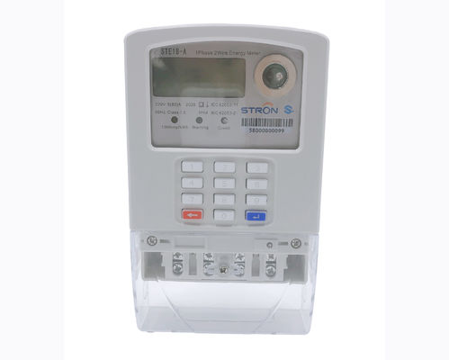 Stron STS Standar Prabayar Keypad Meteran Pengukuran Listrik Fase Tunggal Hotsale