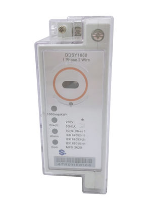 STE18-D Dinrail Mount Single Phase Split Electricity Meter dengan CIU