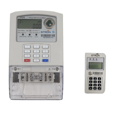 230V Meteran Prabayar Fase Tunggal, Meter Listrik Komersial 50HZ