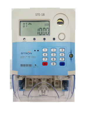 Keypad Komunikasi GPRS Prabayar STS Compliant Mono-Phase Electricity Meter