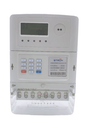 Stron STS Standard Prepaid Split Three Phase Electricity Meter dengan CIU