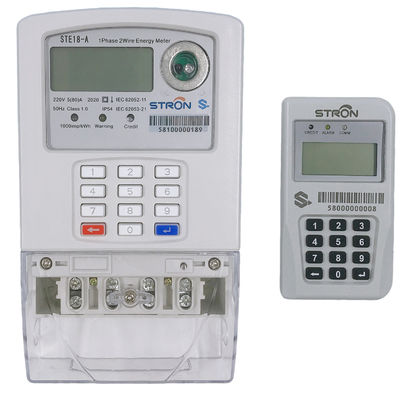 LORA-RF Split Keypad STS Standard Anti-Tamper Function Prepaid Single Phase Smart Electricity Meter Dengan CIU