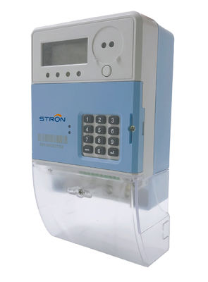 IP54 80A Meter Energi Elektronik Fase Tunggal Dengan Sistem AMI