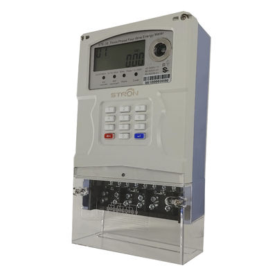 IP54 16kV 3 Phase Digital Electric Meter Dengan Sistem AMI
