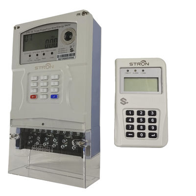 ISO14001 Three Phase 60Hz Smart Prepaid Electricity Meter Dengan CIU