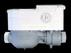 Meter gas plastik terintegrasi STS